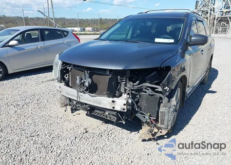 2014 Nissan Pathfinder Platinum from USA, damaged, VIN 5N1AR2MN7EC613309